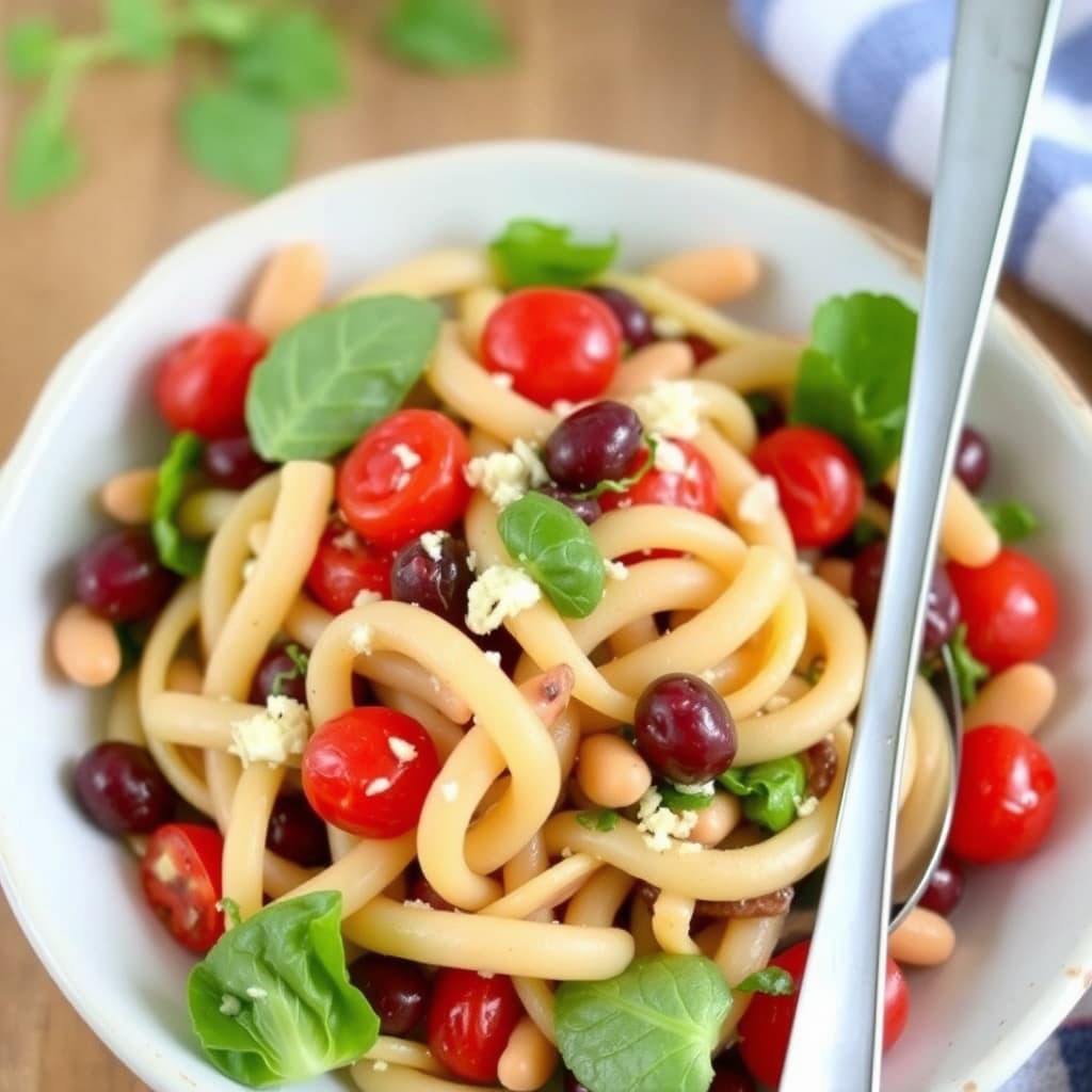 Voksbønne "pasta" salat