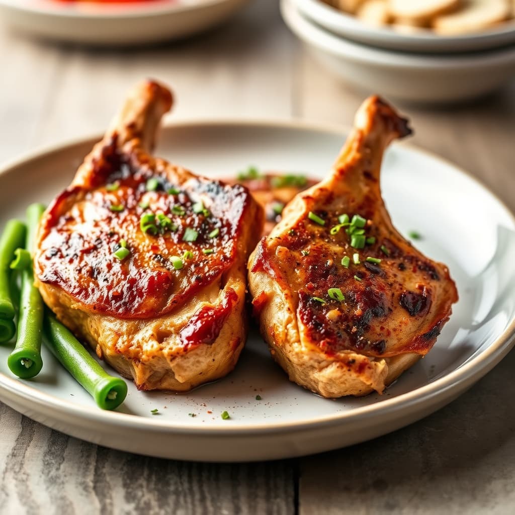 25-minutters saftige svinekoteletter