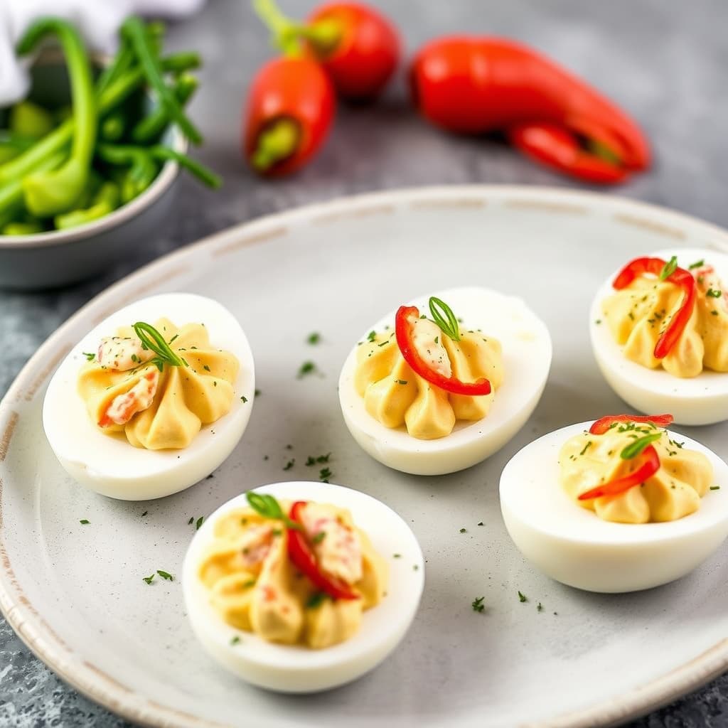 2-timers Lobster Deviled Eggs