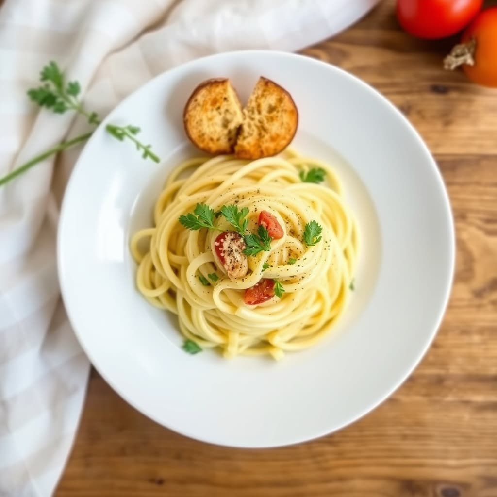 Fettuccine med artisjokker