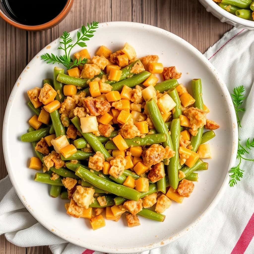 Ikke din mors grønne bønnegrateng