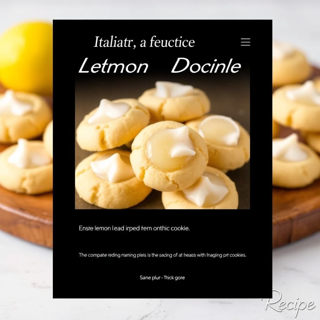 Italienske sitrondropkaker