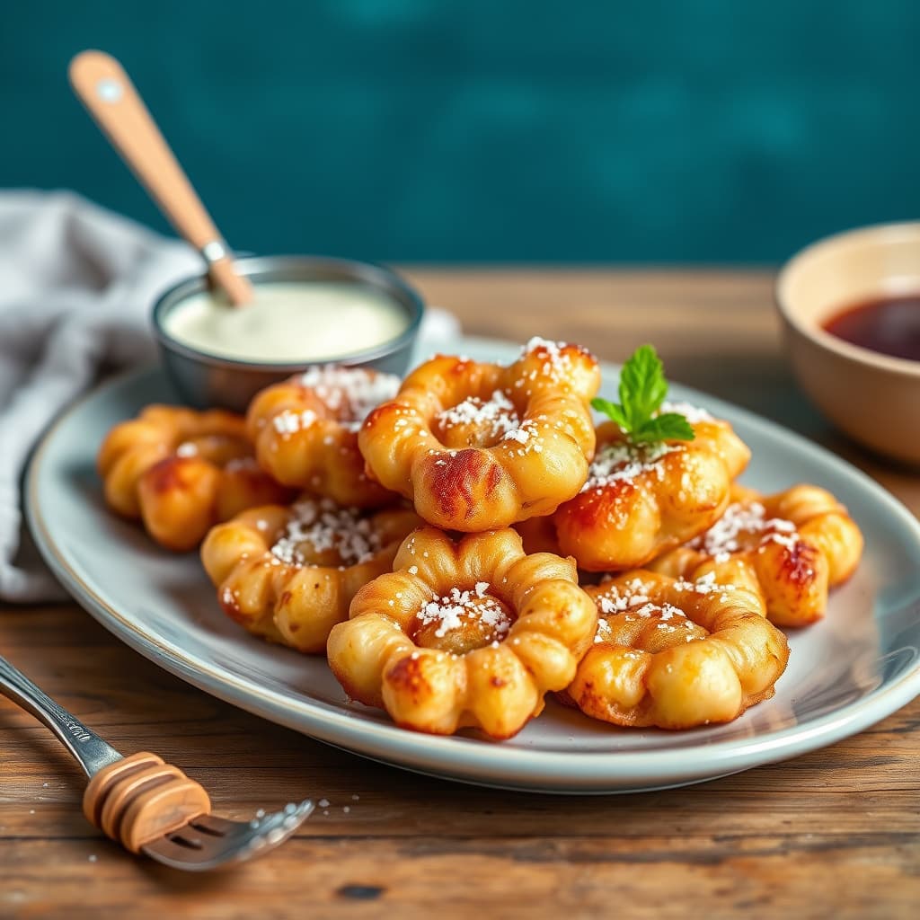 Små honningbelagte fritters: Struffoli
