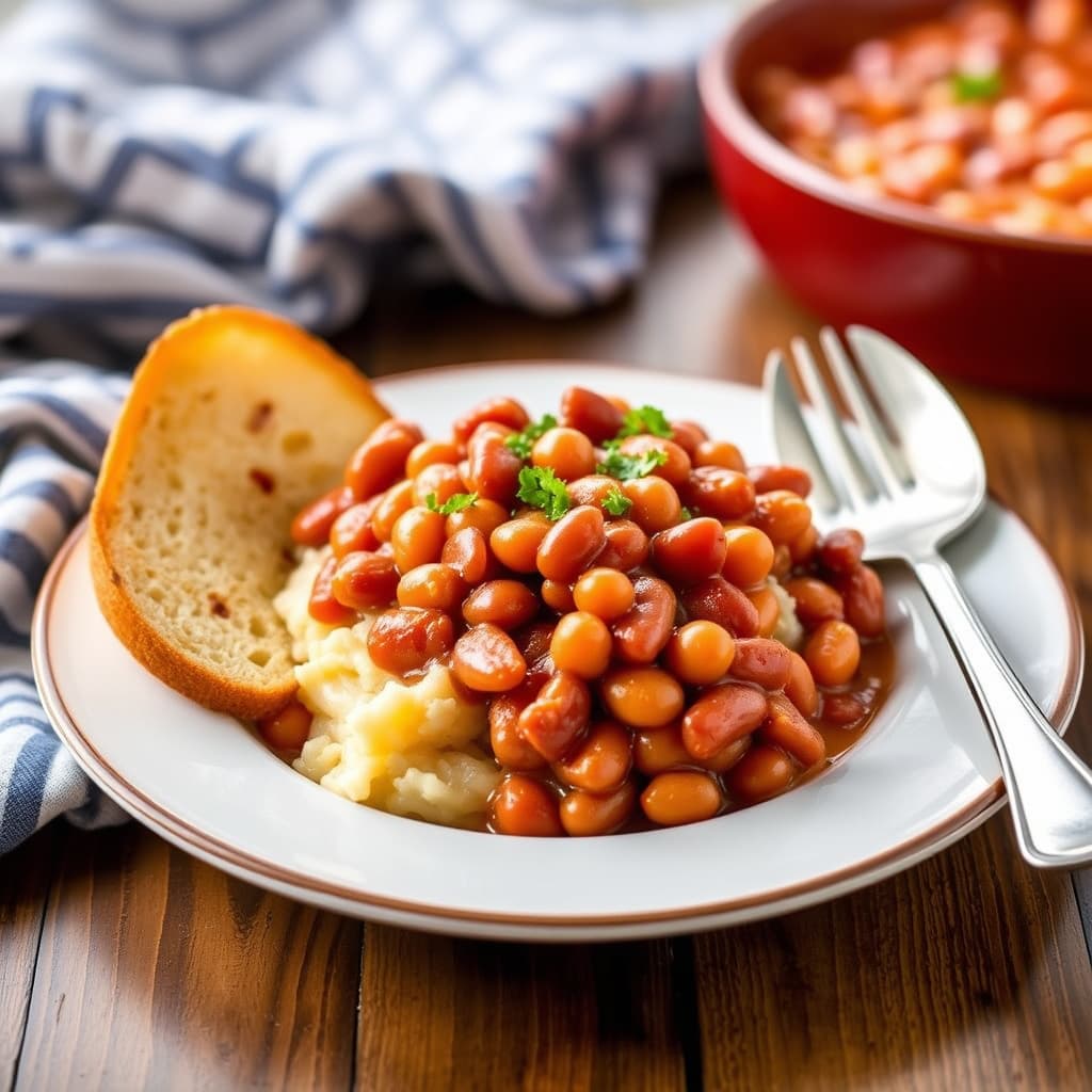 Sue og Glorias bakte bønner