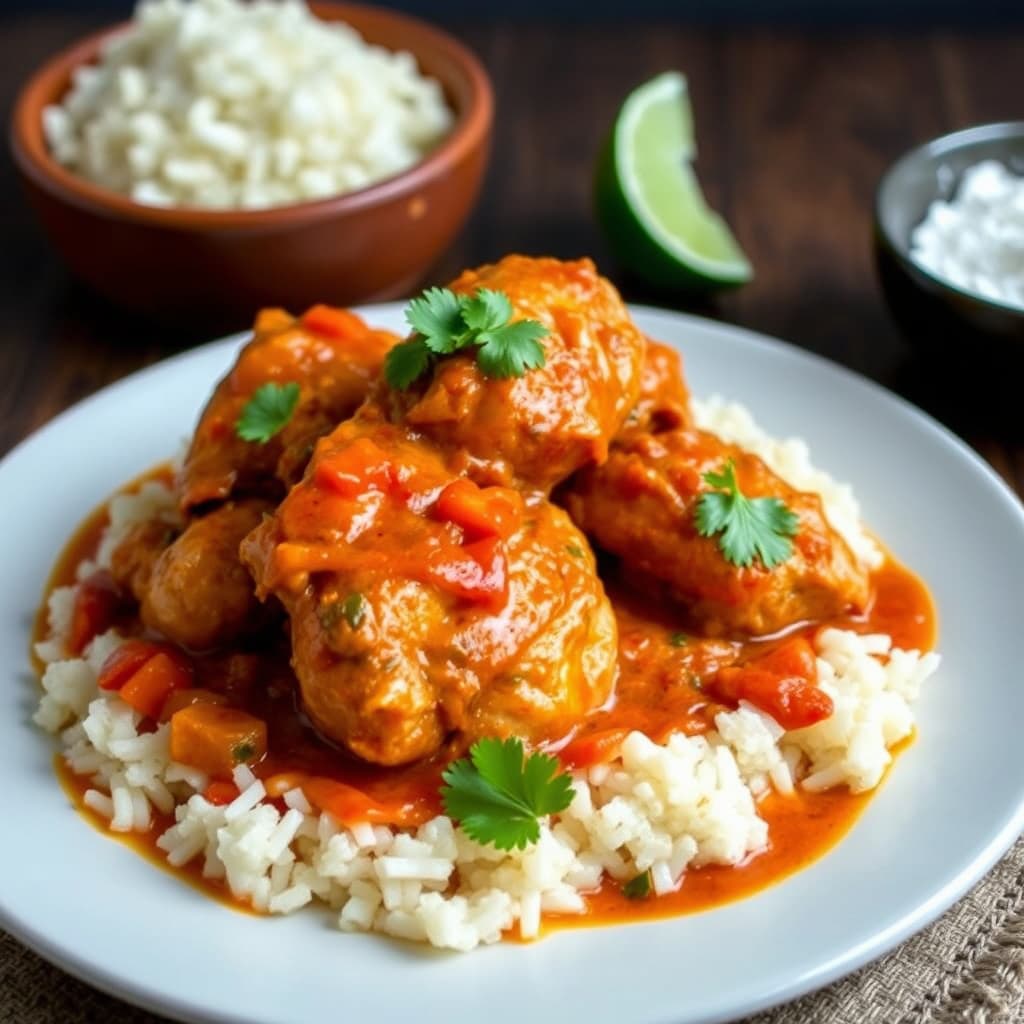 Aji de Gallina (Kylling i krydret saus)