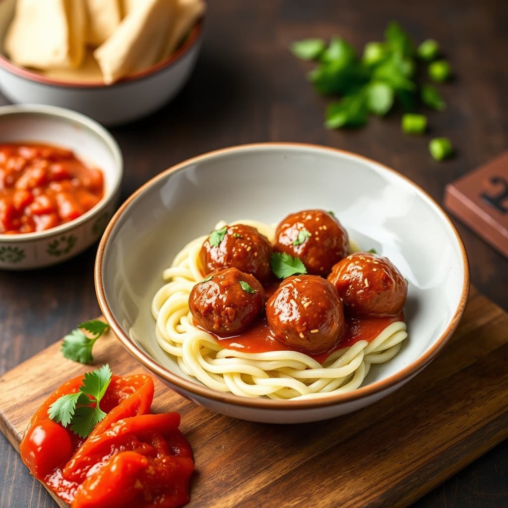 Albondigas Estilo Mama Kjøttboller som Mama Lager