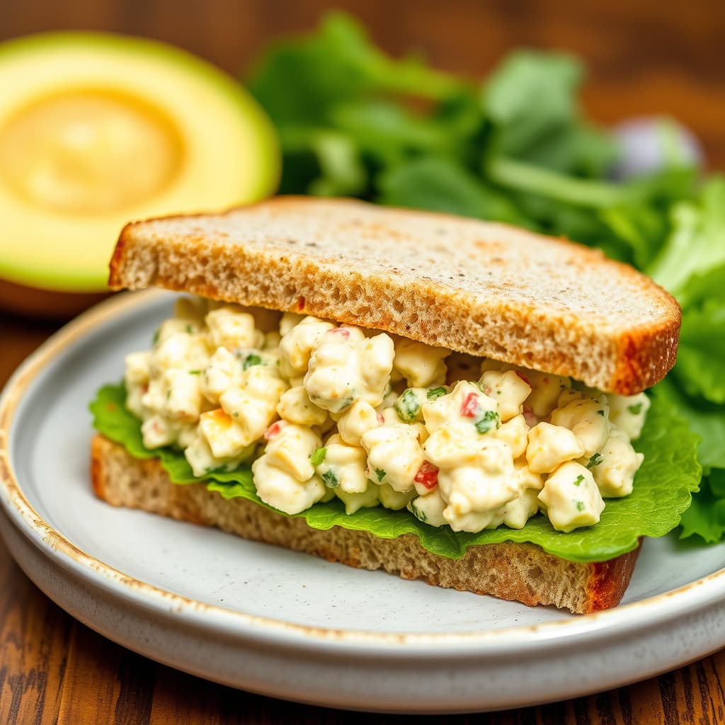 Alexis sitt eggerømmåltid med salat og brød