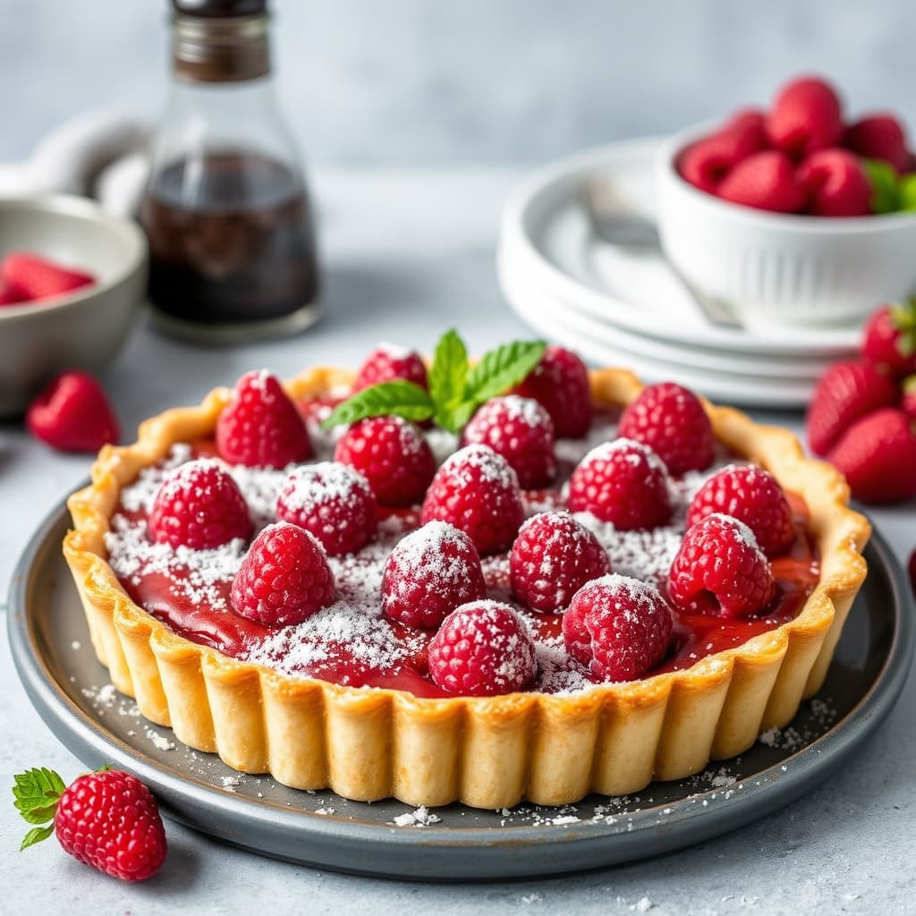 All Grown Up Bringebær Hot Tart