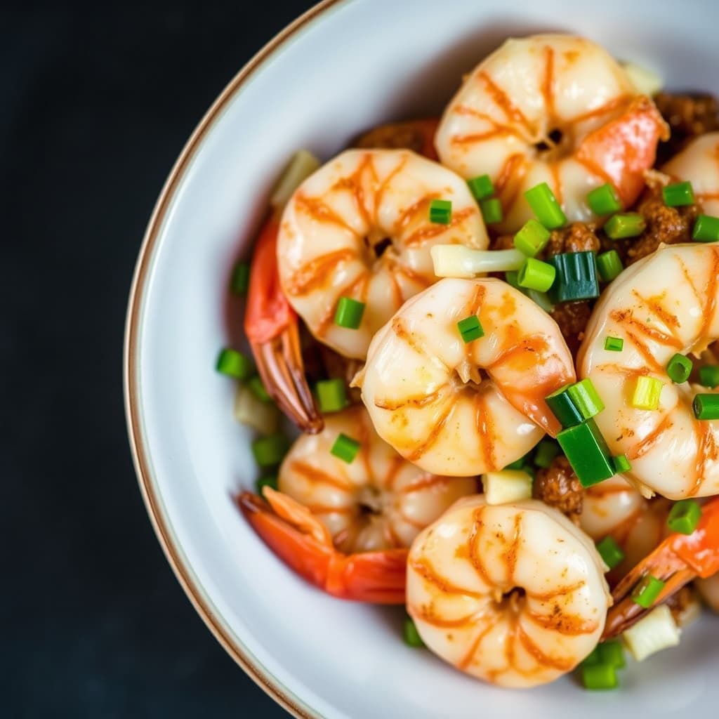 All You Can Eat reker med vårløk, hvitløk og grillkrydder