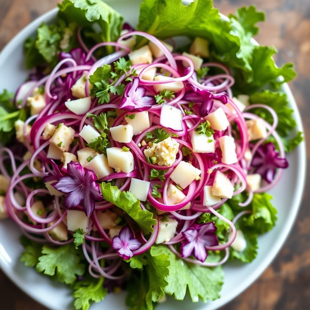 Allium-ristet salat "Emile"