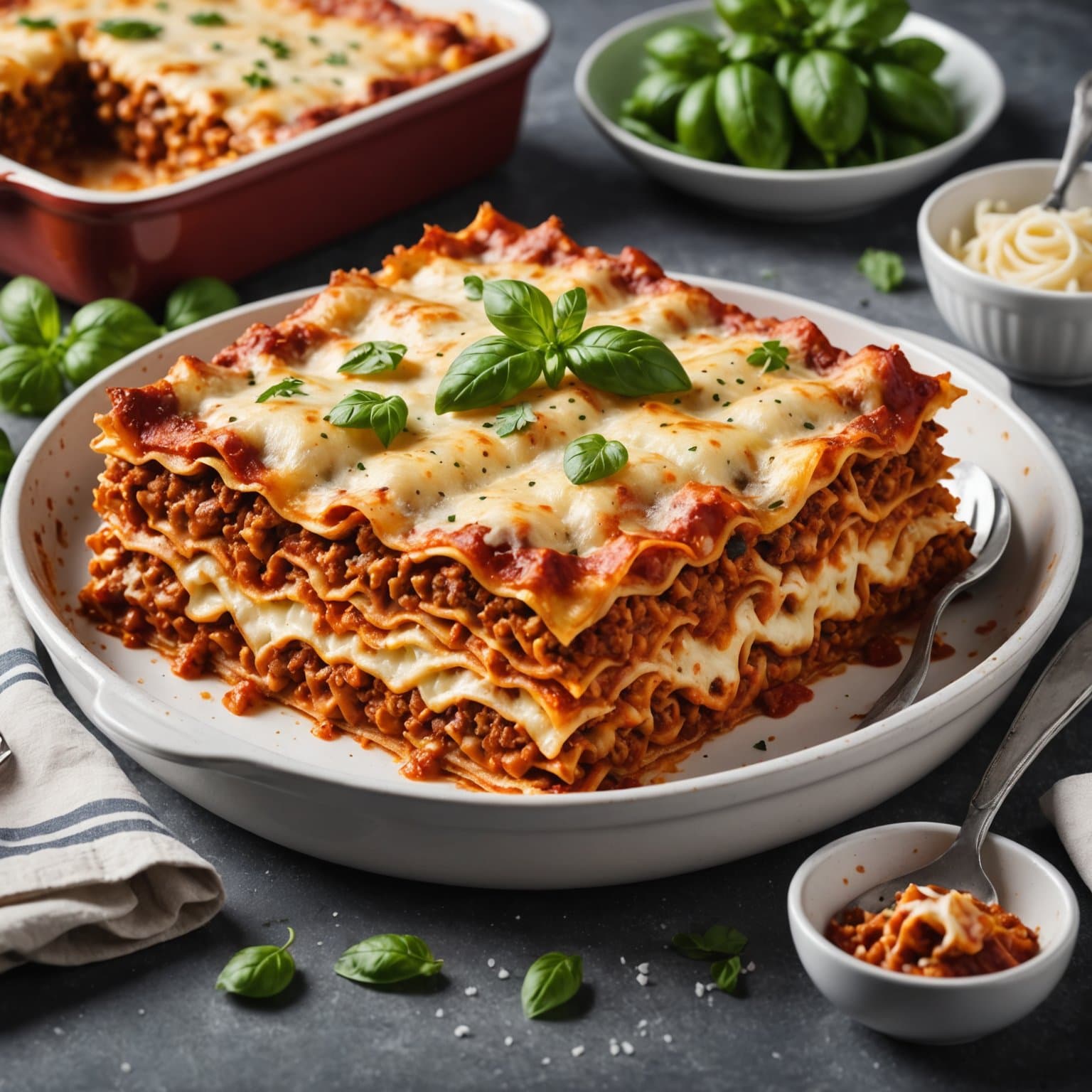 Alt-i-ett lasagne