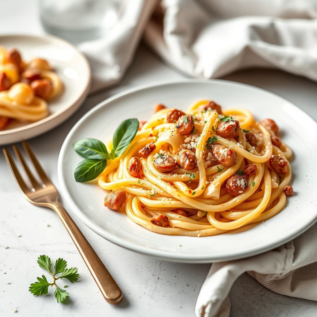 Amerikansk pasta carbonara