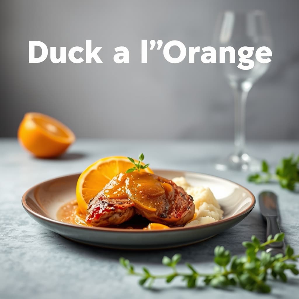 And med and i appelsinsaus