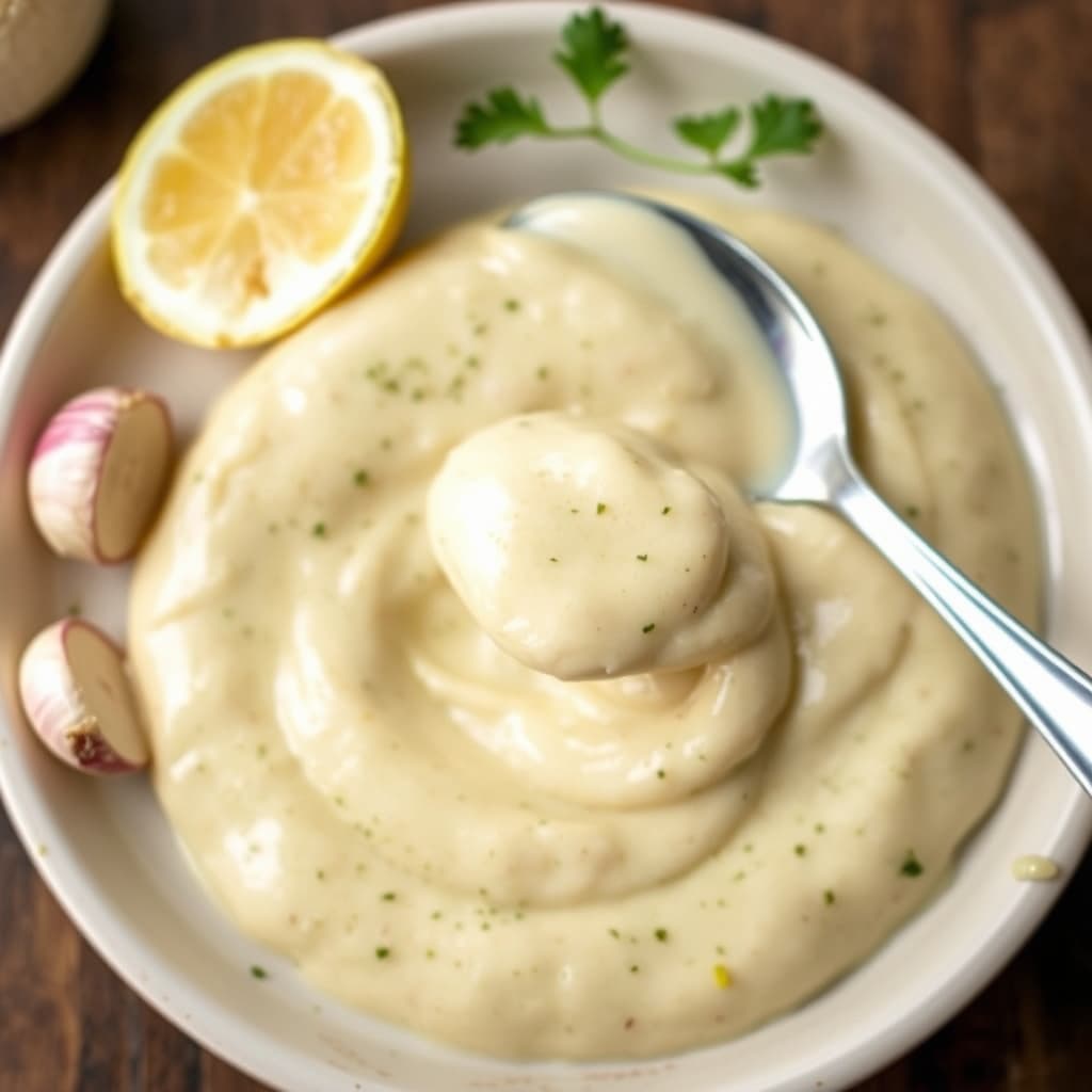 Anissas hvitløksaus