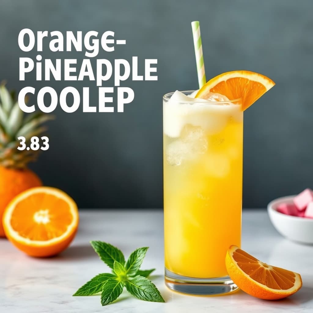 Appelsin-ananas-kjøler