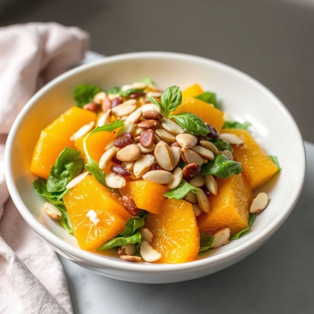 Appelsin- og mandelsalat