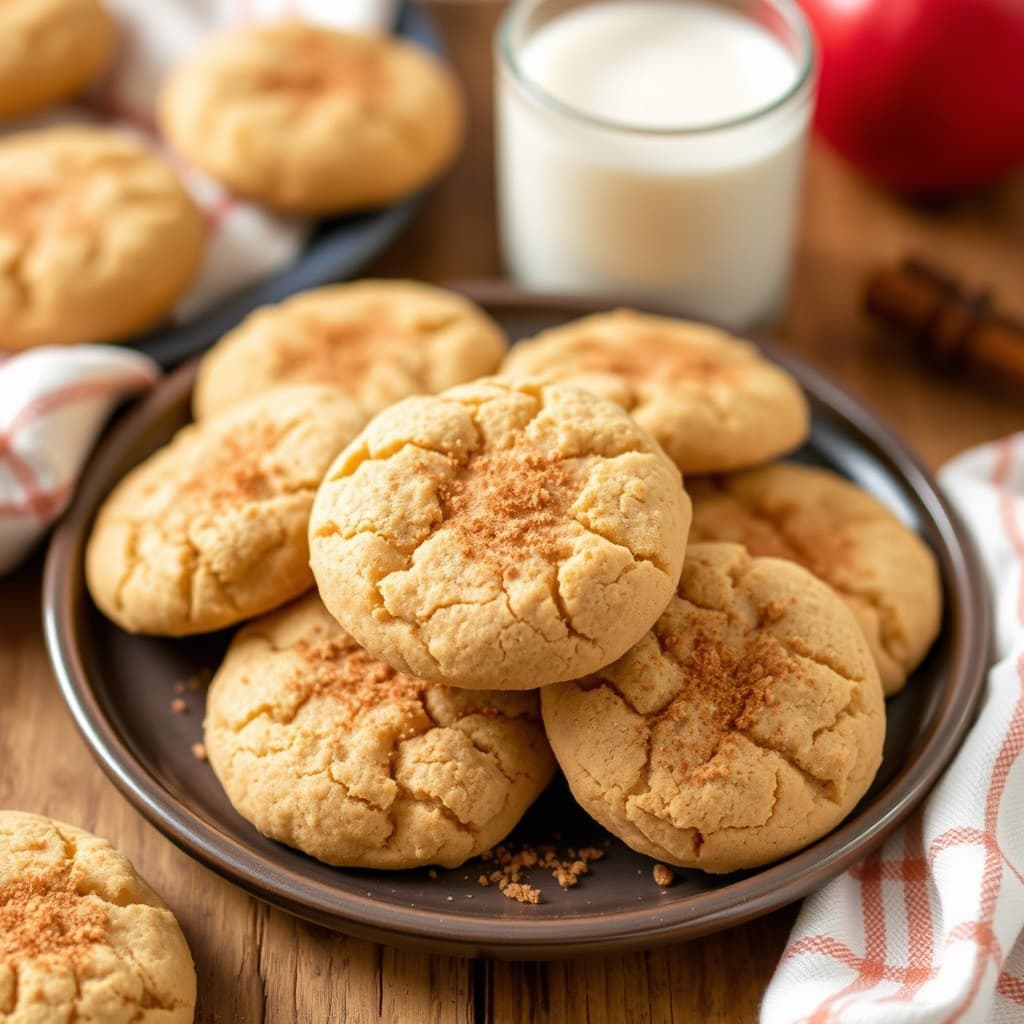 Apple Cider Snickerdoodles