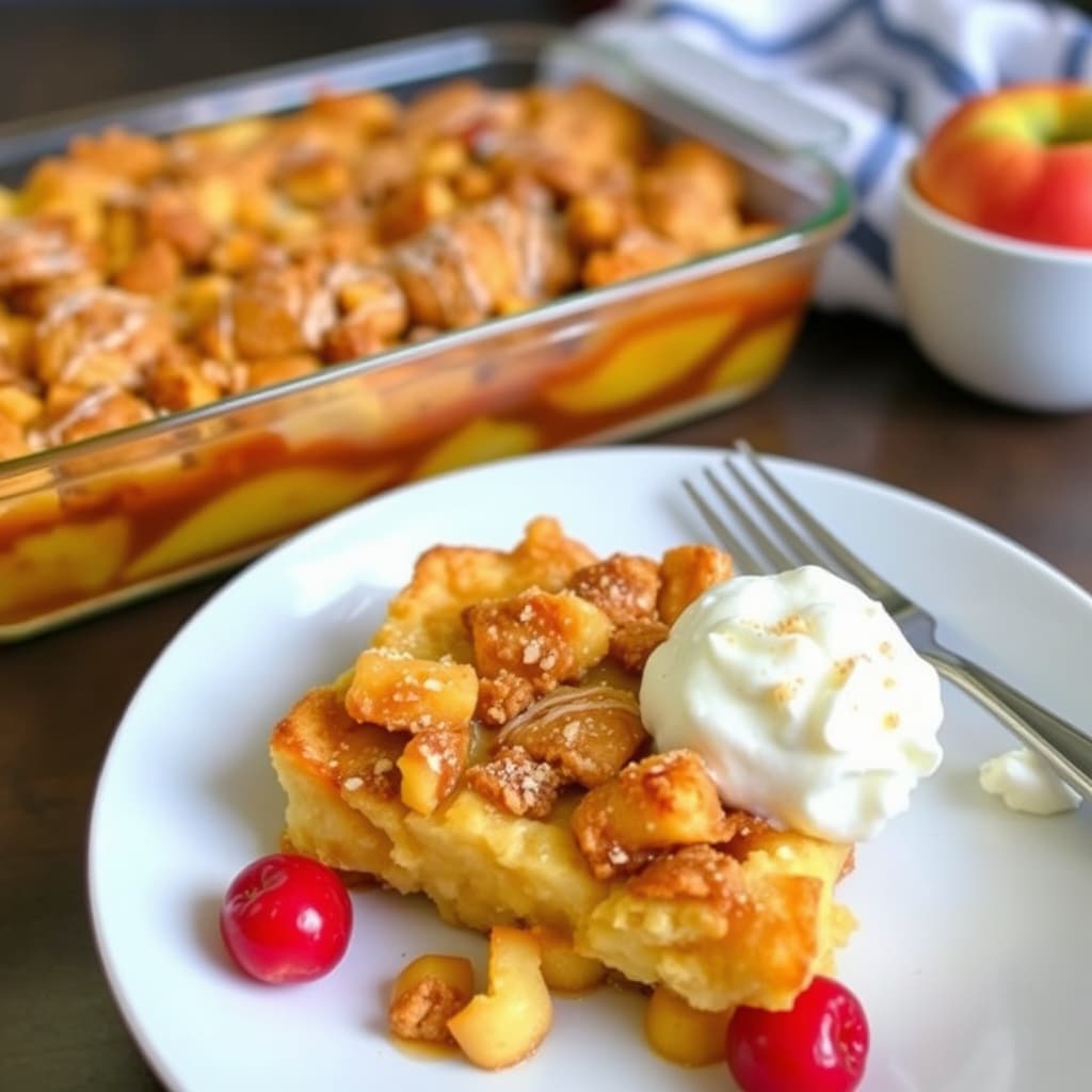 Apple Crisp French Toast Casserole