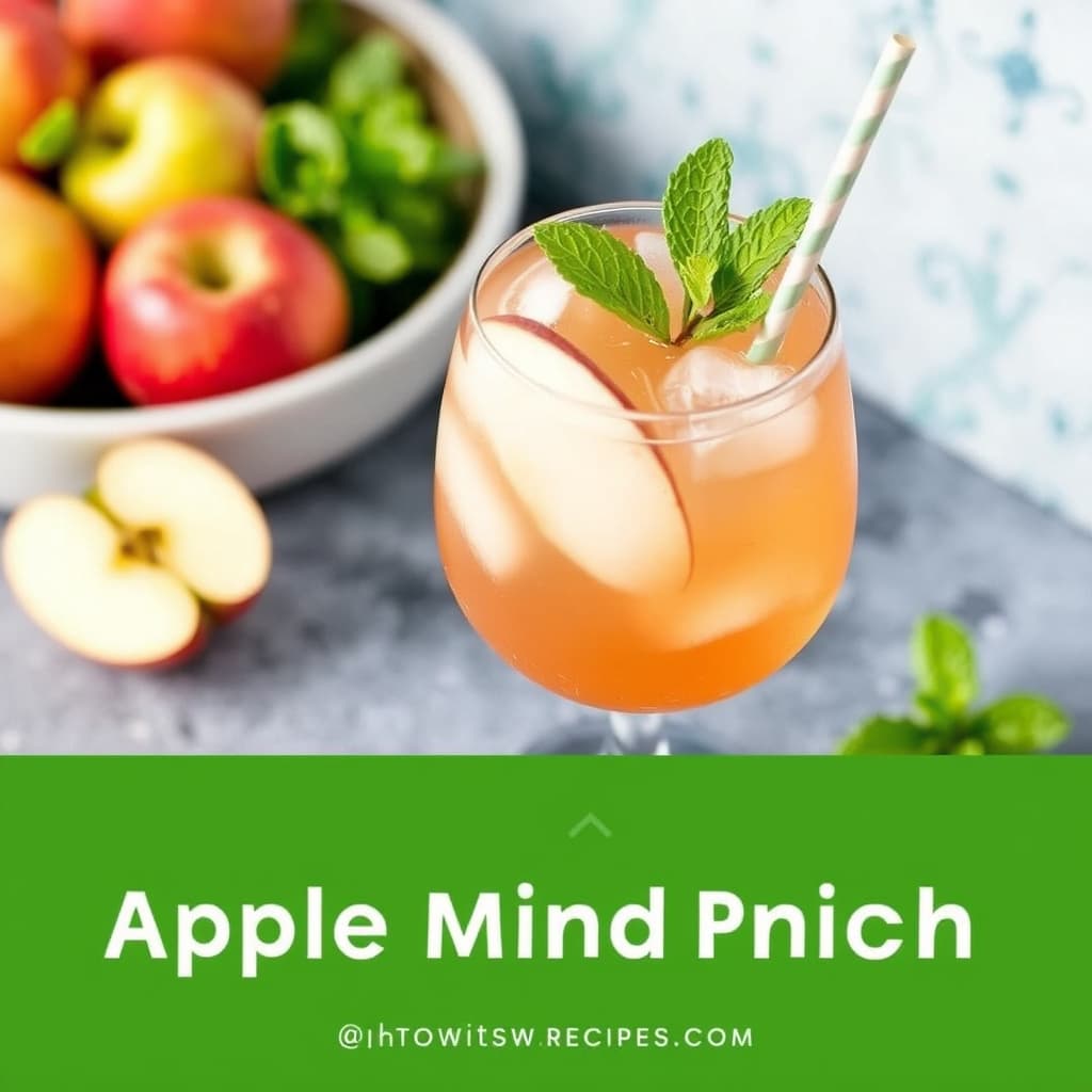 Apple og Mint Punch