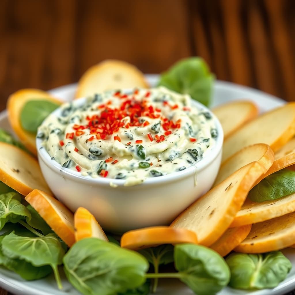 Artisjok- og spinatdip