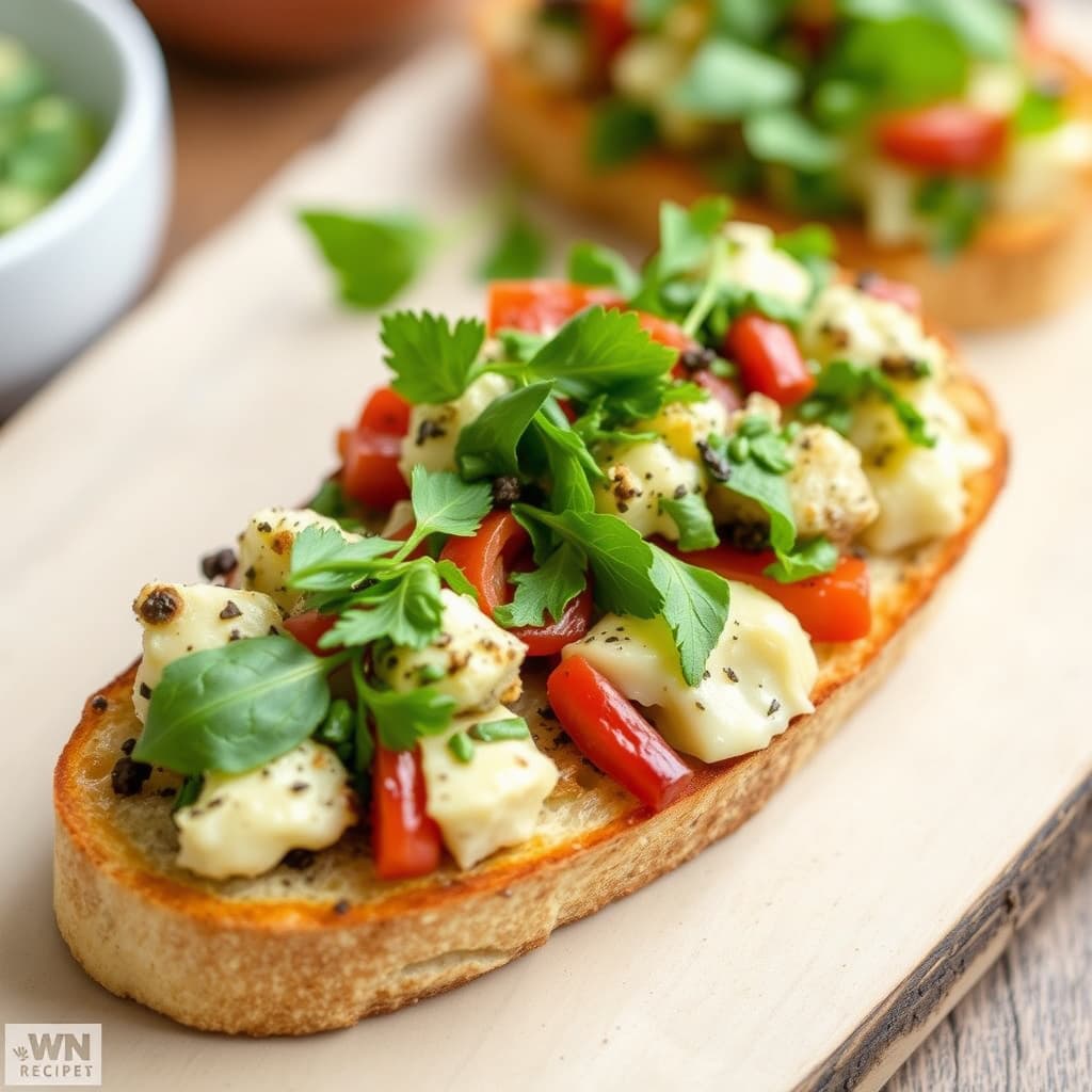 Artisjokk-bruschetta