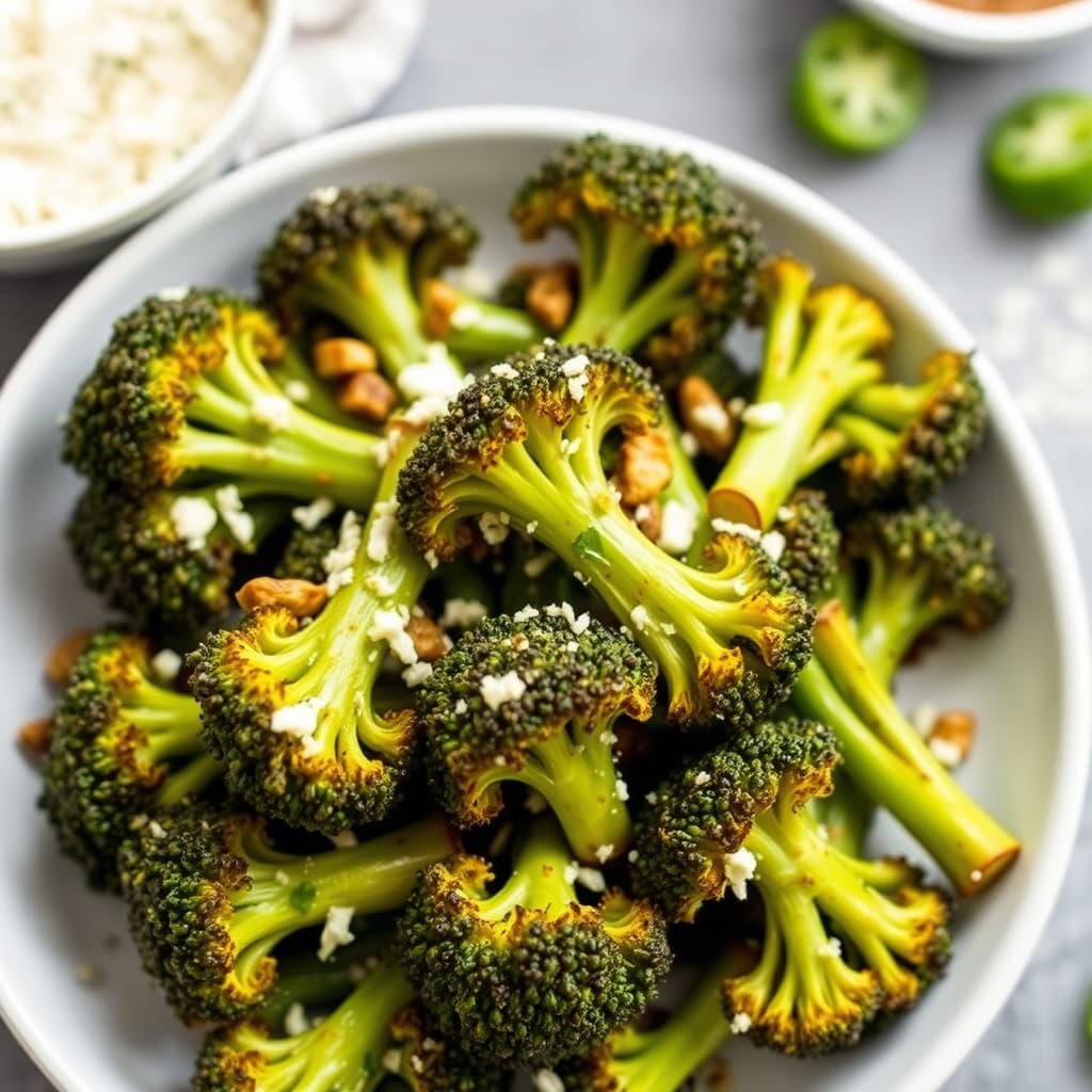 Asiago-ristet brokkoli