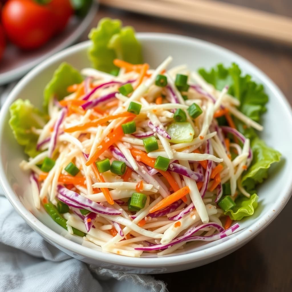 Asiatisk stil salat med kål