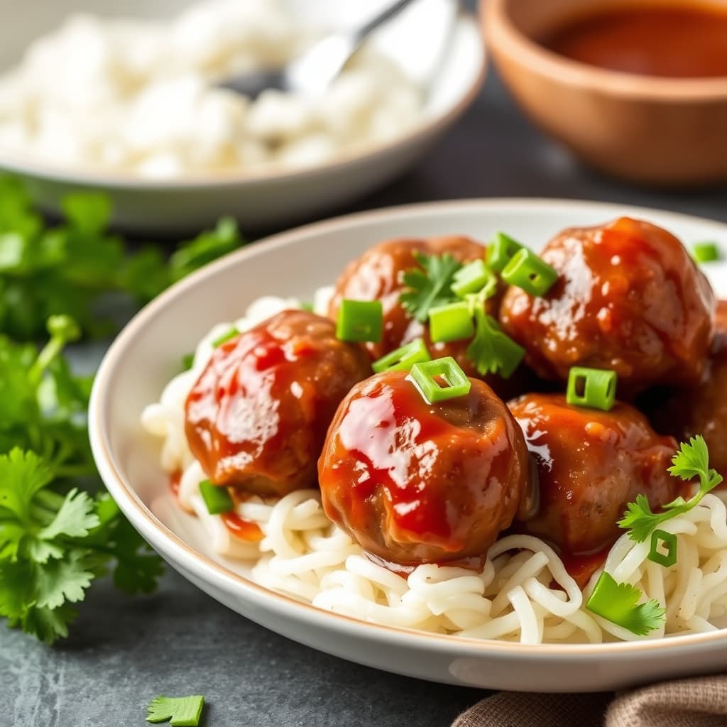 Asiatiske svinekjøttboller