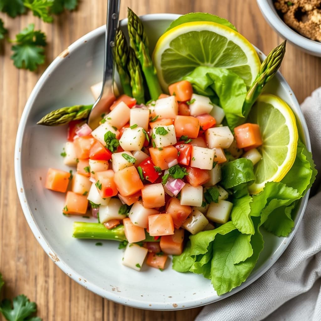 Asparges ceviche