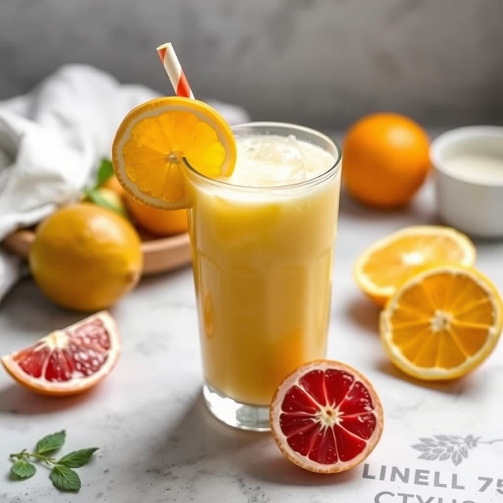 Avkjølende sitrus-smoothie