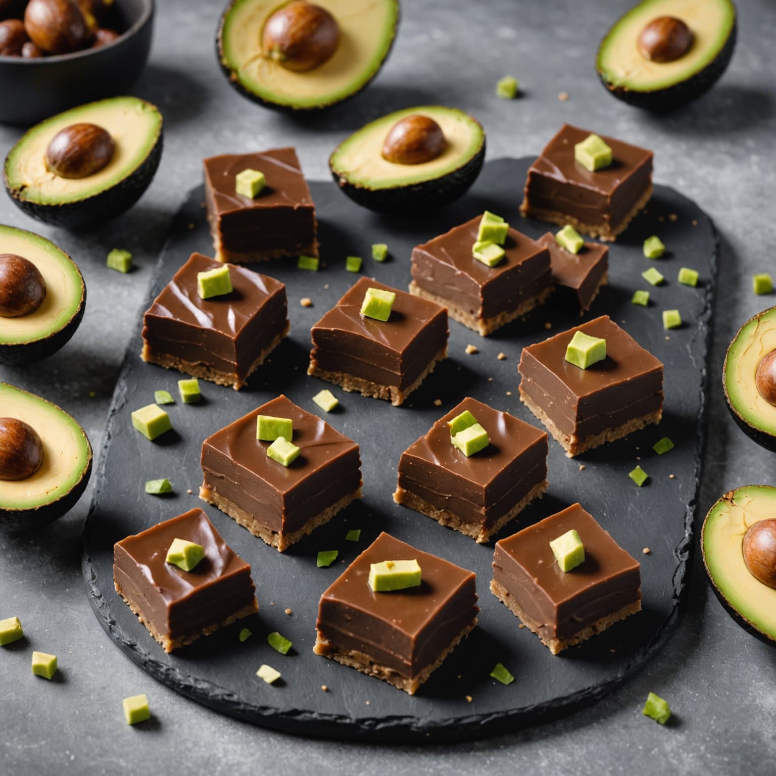Avocado-fudge