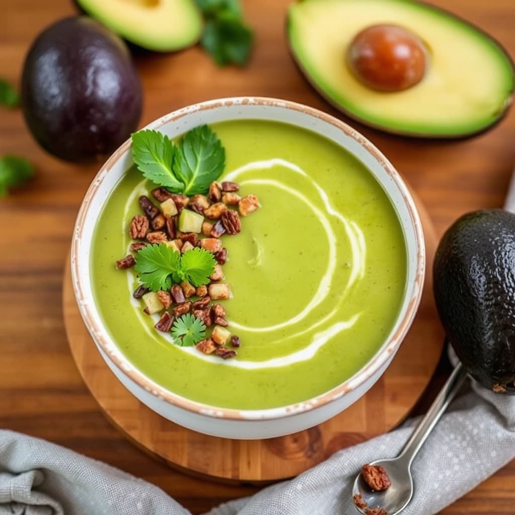 Avocado-suppe