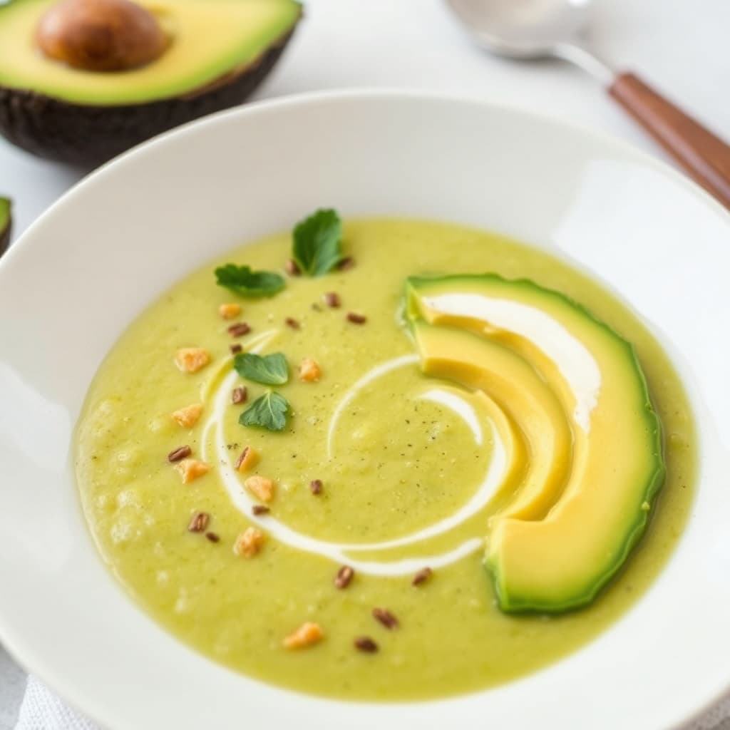 Avokadosuppe
