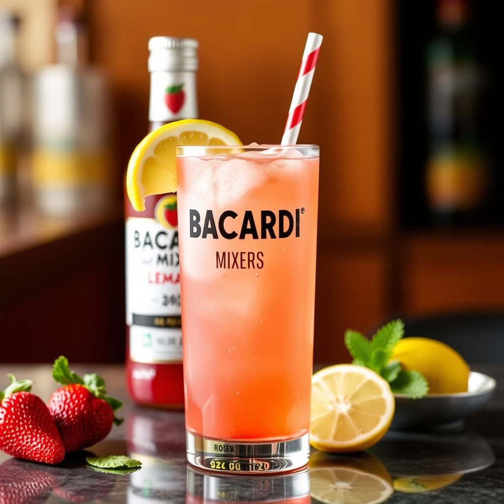 BACARDI® Mixers Strawberry Lemonade