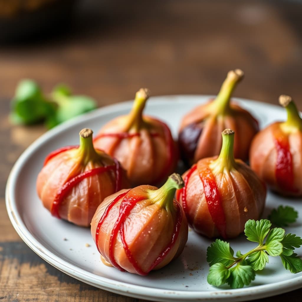 Baconinnbakte fylte fiken