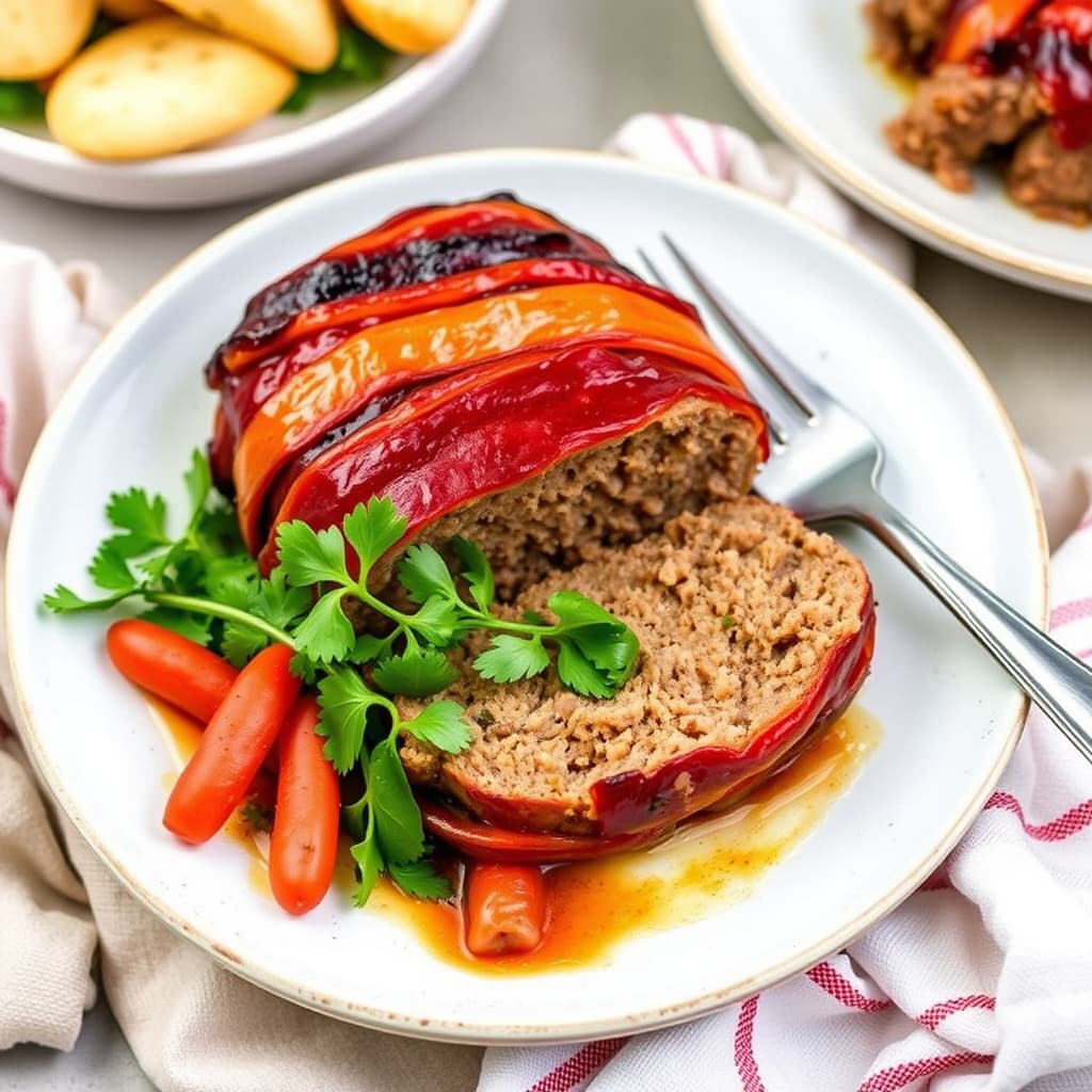 Baconsurret dobbelt svinekjøttkake