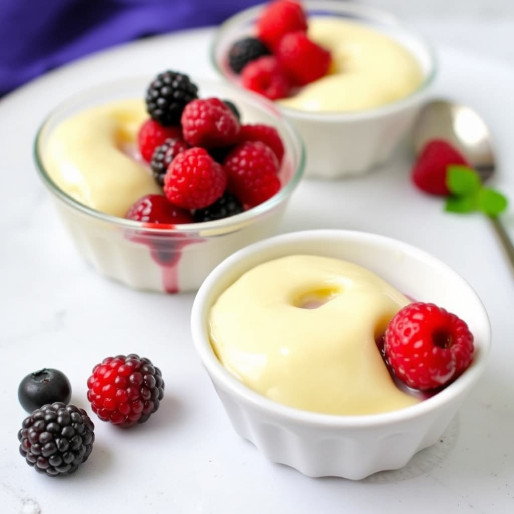 Bær- og kulturmelkpuddinger