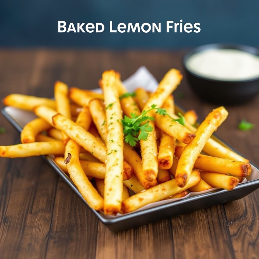 Bakte Meyer-sitronfritter