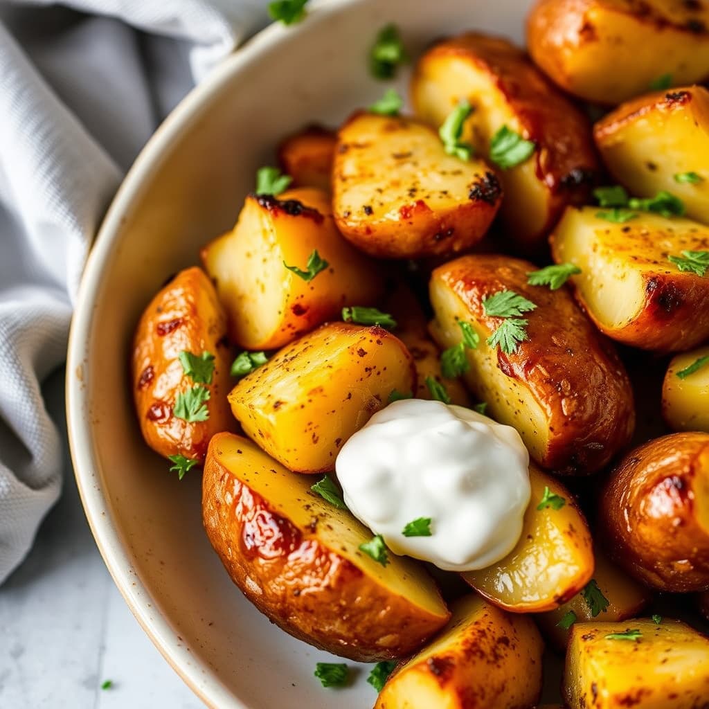 Bakte poteter til middag
