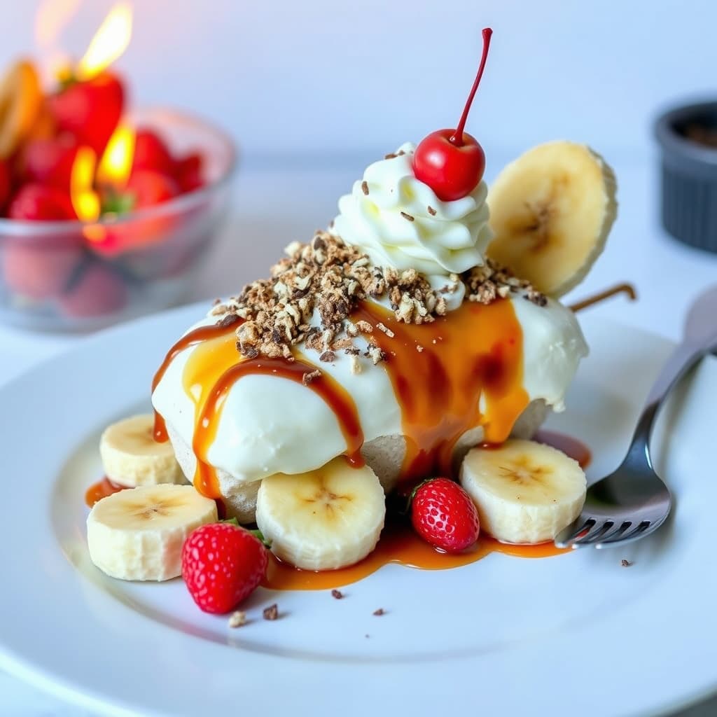 Bålbanans Banana Splits