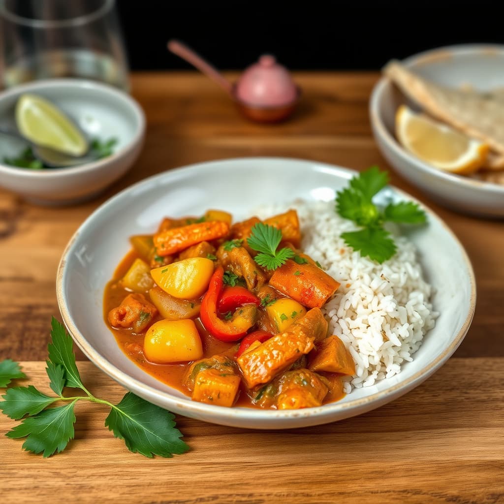 Balinesisk grønnsaksgryte med stekt ris: Nasi Goreng