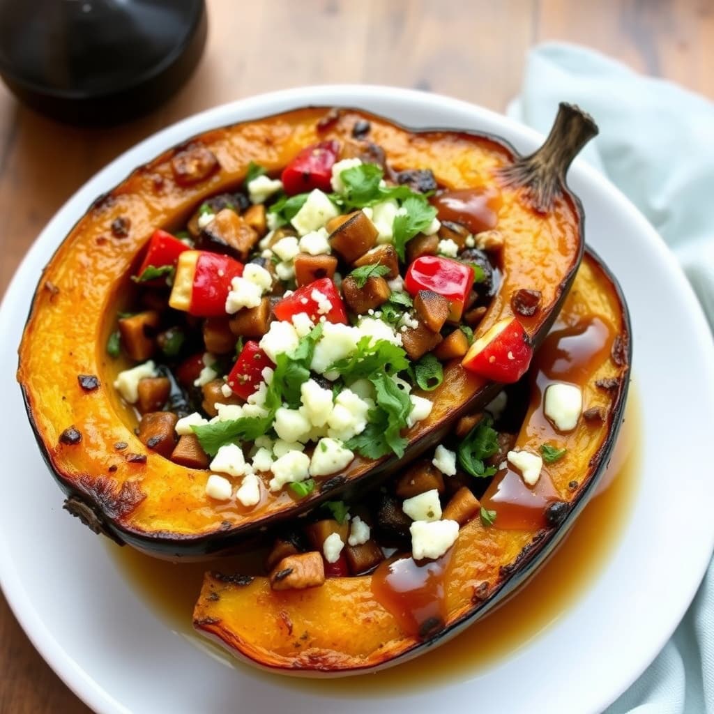 Balsamico-ristet eikenøttkål med hete chili og honning