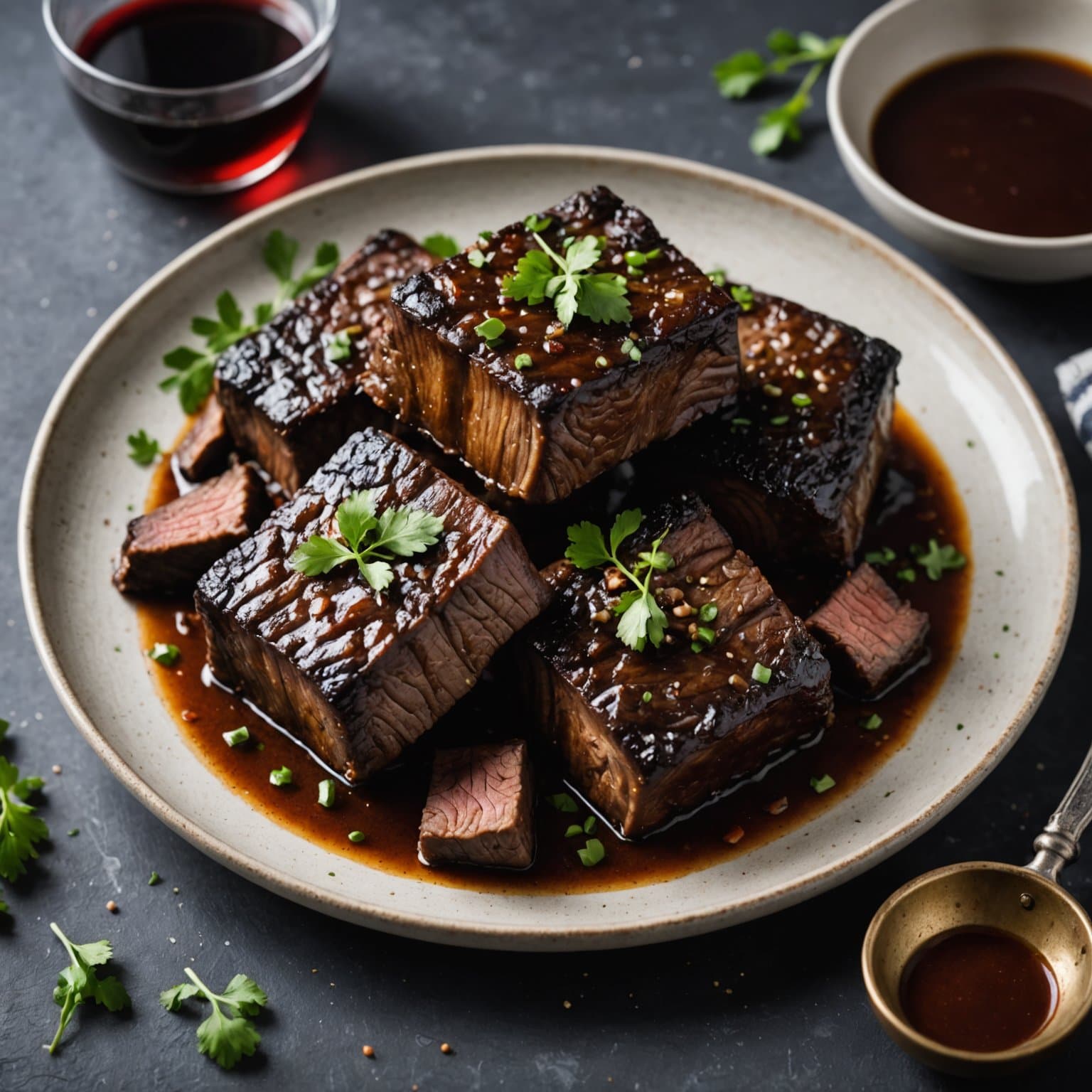 Balsamiske korte ribber