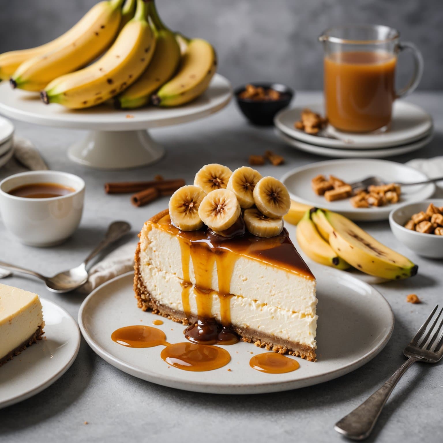Bananas Foster-cheesecake