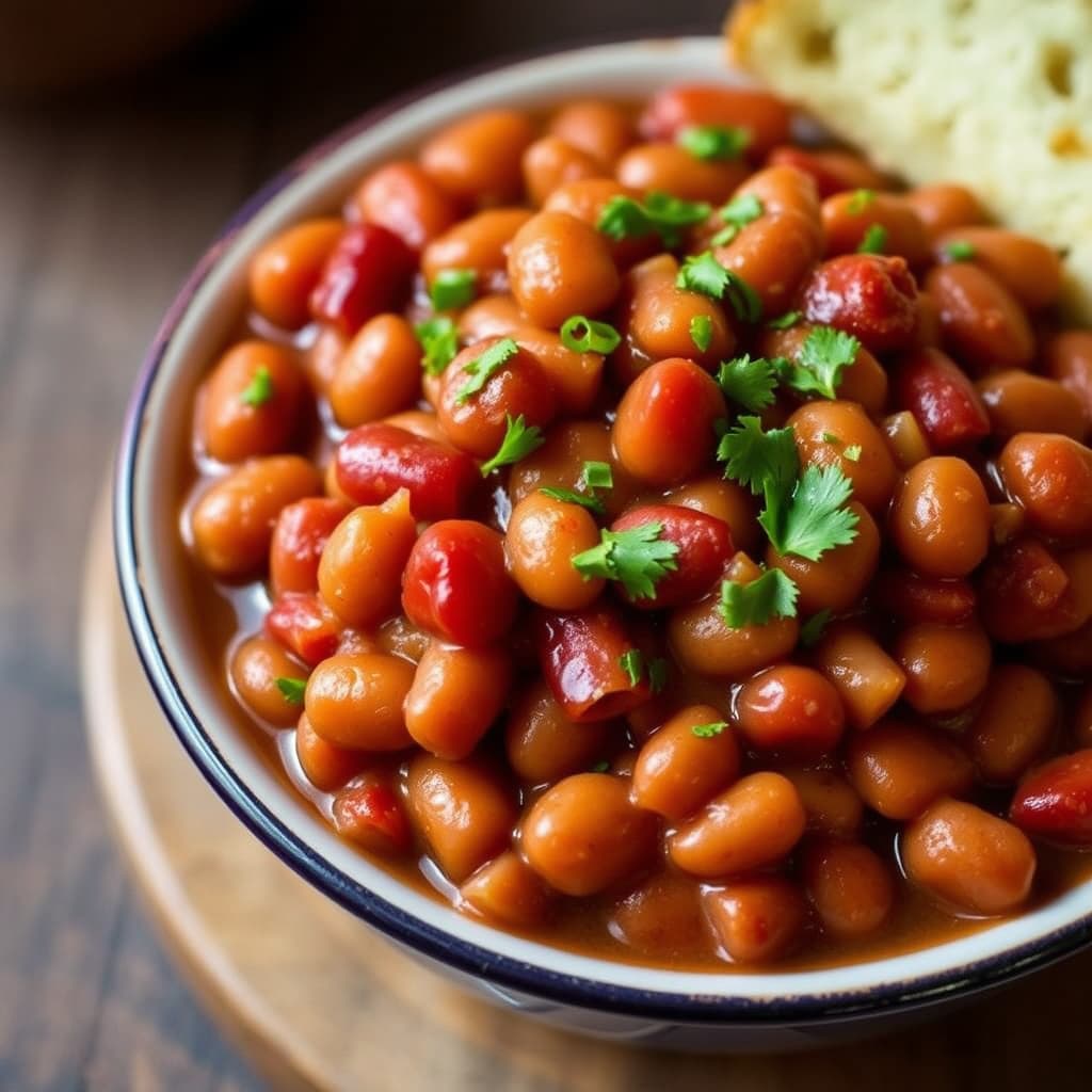 Baronessens mors (Mrs. Mary Kirk) hjemmelagde baked beans