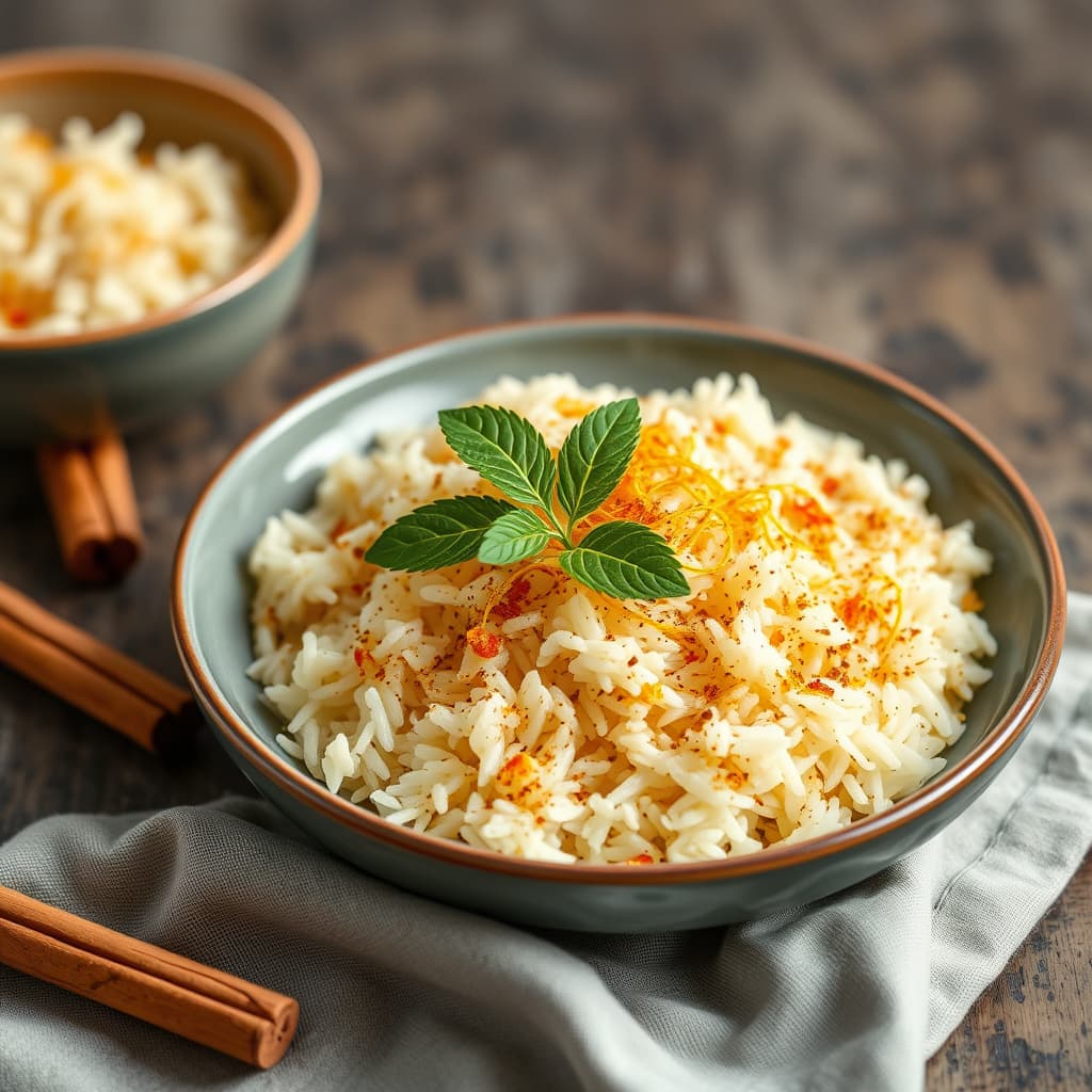 Basmati ris med kanel og safran