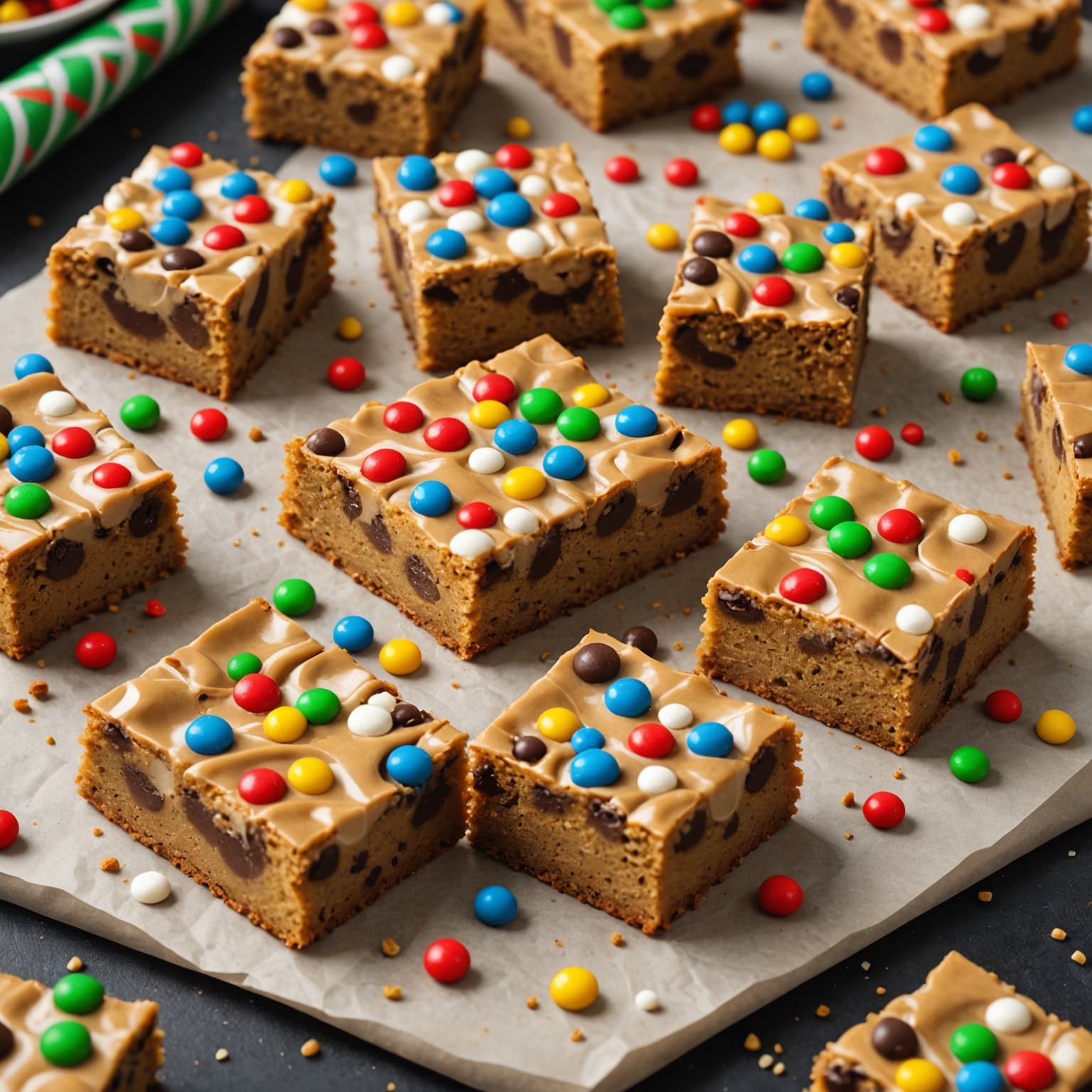 Becel Anything Goes Cookie Dough Festive Gingerbread Cookie Bars