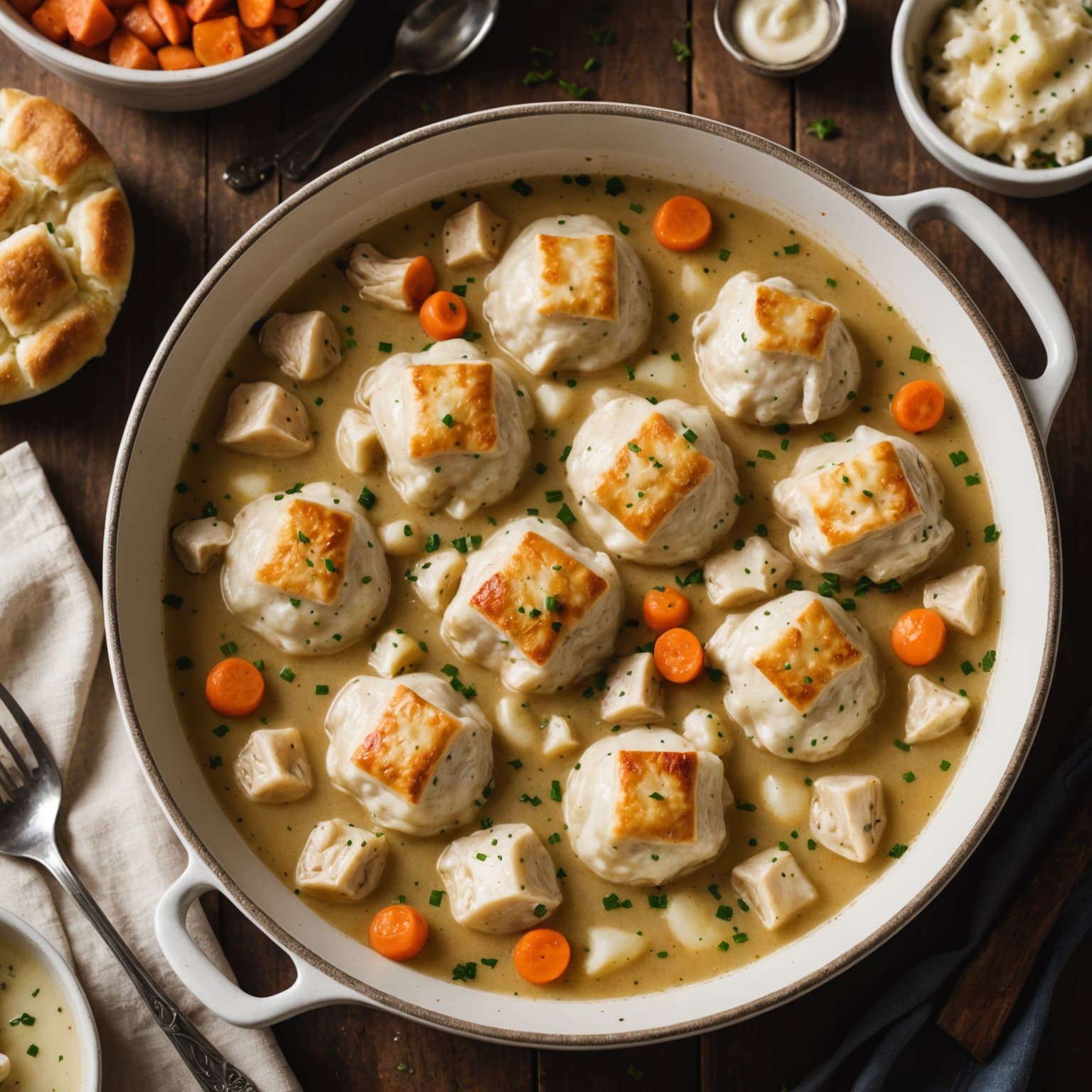Bedre enn Cracker Barrel® kylling og dumplings