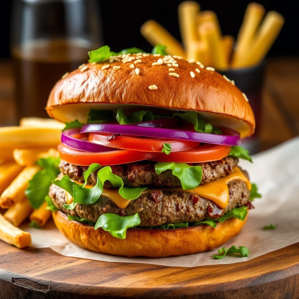 Belly Acres' Bedre Burger