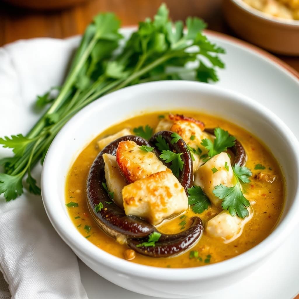 Ben's bahamanske munkfisk- og ålesuppe